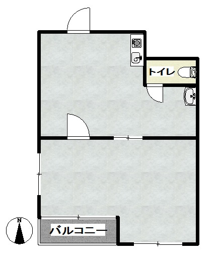 中央ビル3階の間取り