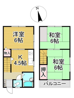 【間取り】 | 宝塚市平井山荘2の8　中古一戸建て