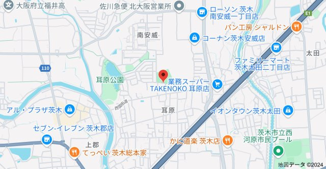尾勝山ハイツの地図