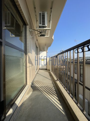 リブラ川崎のバルコニー