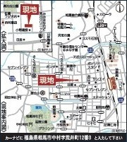 相馬市中村第11　CRADLE GARDEN　の地図
