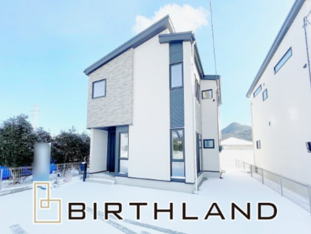 泉字上谷地　新築オール電化住宅の外観|【A棟】いつでもご内覧可能です！