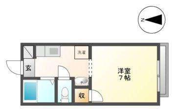フレグランスＭ１の間取り