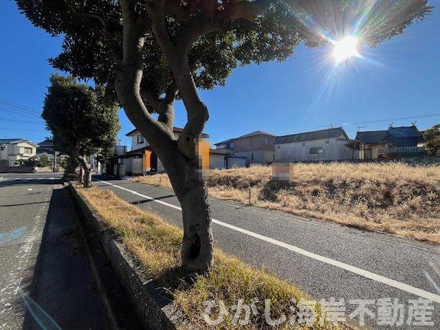 平塚市高浜台　売地の前面道路含む現地写真|現地外観