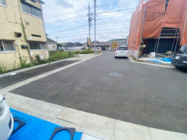 祝　成約済み　八王子市　大楽寺町　新築戸建て　３期の前面道路含む現地写真|～仲介手数料無料☆八王子ひなた不動産～八王子市大楽寺町　新築戸建て