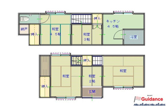 【間取り】 | かつらぎ町高田　中古戸建