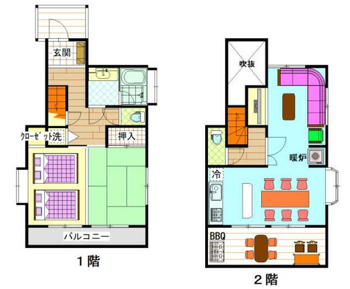 【間取り】 | 大室高原別荘地　戸建