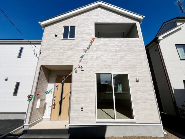 祝：成約済み　八王子市　小宮町　新築戸建て　２３期の外観|JR八高線「小宮」駅徒歩１０分の新築戸建てです。～仲介手数料無料☆八王子ひなた不動産～八王子市小宮町　新築戸建て