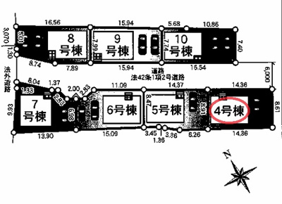 【区画図】 | クレイドルガーデン大津市雄琴第２２　１期 | 区画図