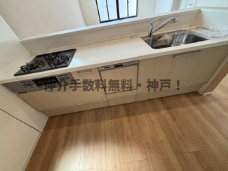 【キッチン】 | 神戸市垂水区馬場通　新築戸建　仲介手数料無料！ | きれいなキッチンです