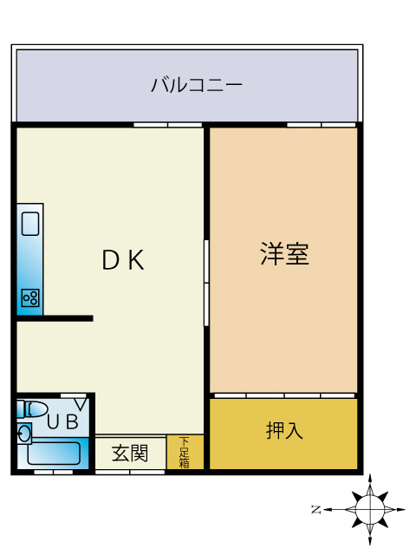 【間取り】 | ヴィラクリスタル 中古マンション EM05501 | ヴィラクリスタル　間取り図