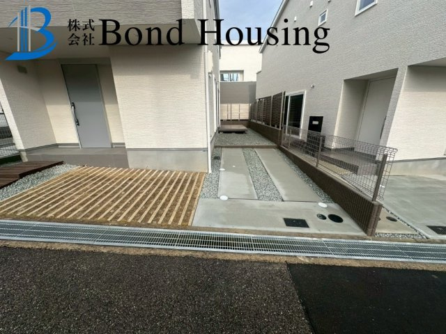 「マリンホーム施工」「乾太くん」学が丘 全6棟4号棟の駐車場