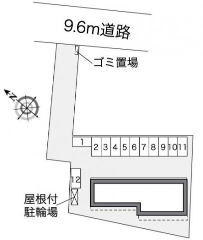 レオパレスグランシャリオの区画図