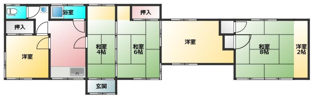 栴檀町戸建ての間取り