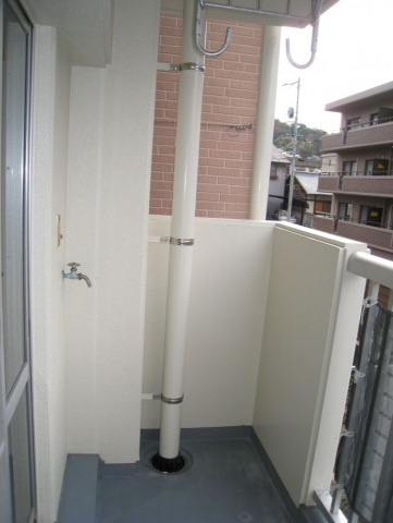 第６みぞたコーポのバルコニー|広々としたバルコニーです