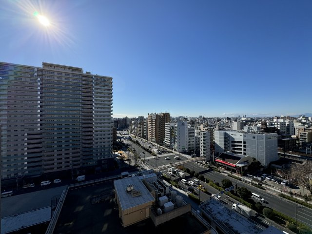 大森パーク・ホームズベイサイドコートの展望|開放的な眺望が望めます