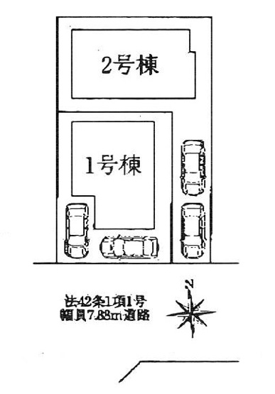 【区画図】 | 明石市第12大久保町山手台（全2）2号棟未入居 | 2号棟です。