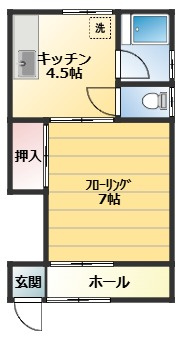 【間取り】 | コーポ天明