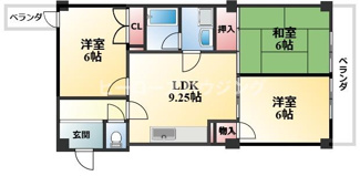 【間取り】 | アンシャンテ豊中