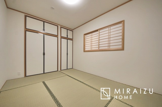 【和室】 | 建物完成につき、実際のお部屋をごゆっくりご見学いただけます。お休みの日にご家族で見学はいかがでしょう。