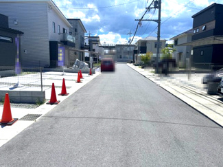 【前面道路含む現地写真】 | 大和高田市勝目 全3区画 2号地