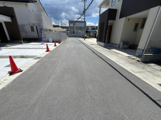 【前面道路含む現地写真】 | 大和高田市勝目 全3区画 3号地