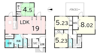 【間取り】 | 大和高田市勝目 全3区画 3号地