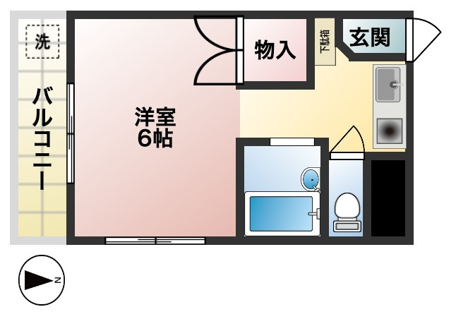 【間取り】 | サンローズ大森