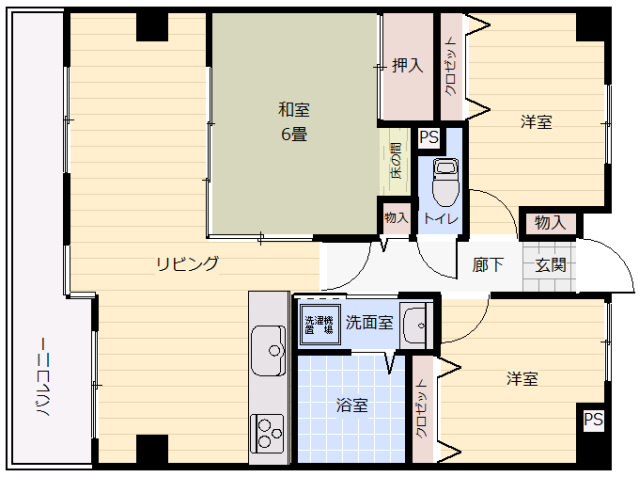 EFT-牛田東の間取り