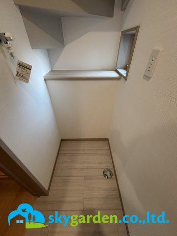 厚木市温水　新築戸建　全1棟1号棟のランドリースペース