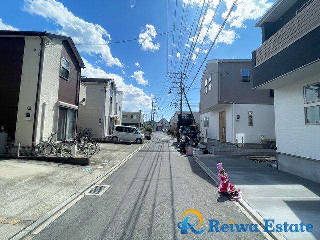 新築戸建　茅ヶ崎市平太夫新田の前面道路含む現地写真