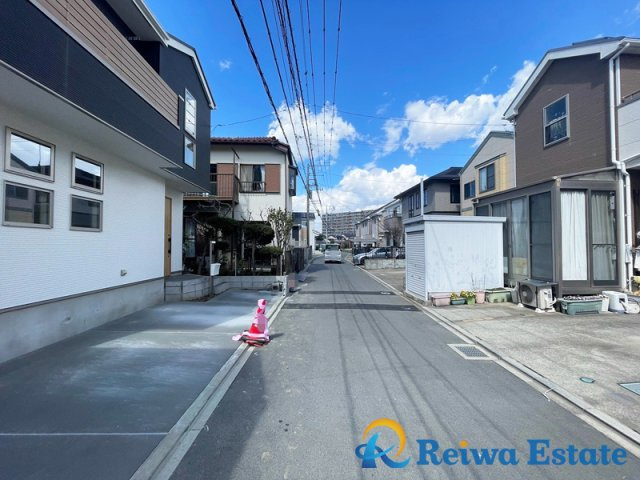 新築戸建　茅ヶ崎市平太夫新田の前面道路含む現地写真