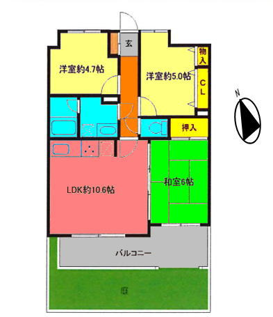 桶川市鴨川　中古マンション