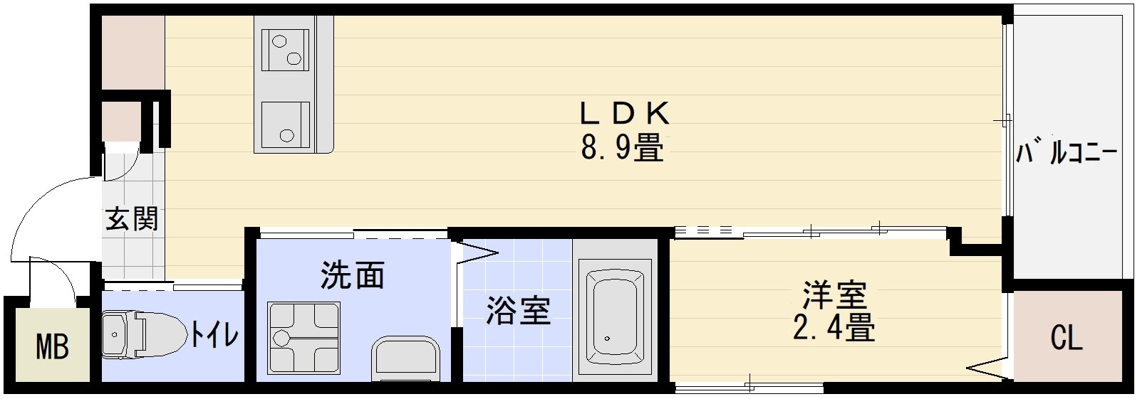 エヌエムキャトフヴァンセットの間取り|エヌエムキャトフヴァンセット（JR柏原駅）