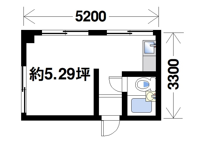 サワダビルの間取り