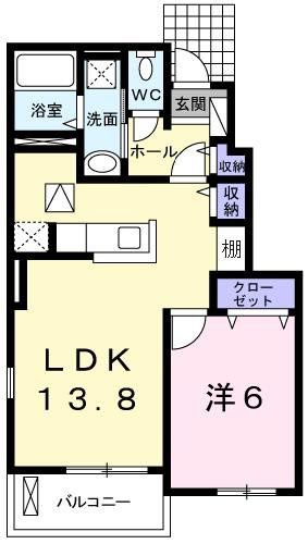 ルミエール伊川の間取り