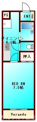 【間取り】 | SARA林Ⅱ