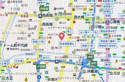 【地図】 | S-RESIDENCE南堀江