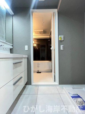 シーサイドパレス平塚の脱衣所|新規リフォーム完了！　脱衣スペース