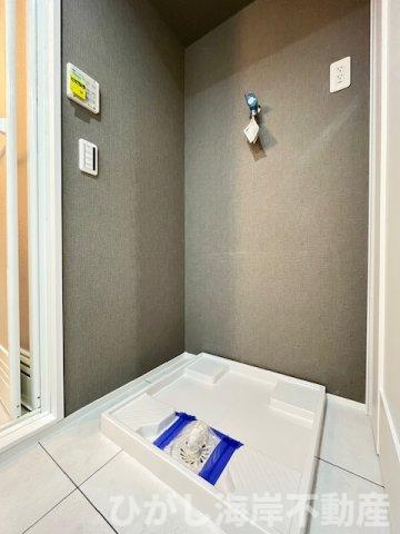 シーサイドパレス平塚のランドリースペース|新規リフォーム完了！　洗濯機置場