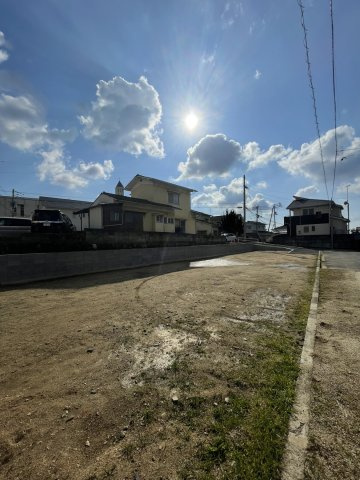桑原3丁目土地の外観|北東からの写真です。