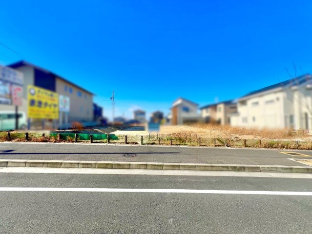 緑区徳重三丁目土地の前面道路含む現地写真
