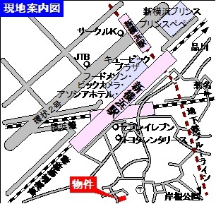 ラ・セジュール新横浜の地図