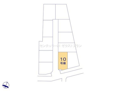 【区画図】 | 深谷小前田第4 10号棟 | 区画図