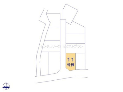 【区画図】 | 藤岡市上戸塚第6 11号棟 | 区画図