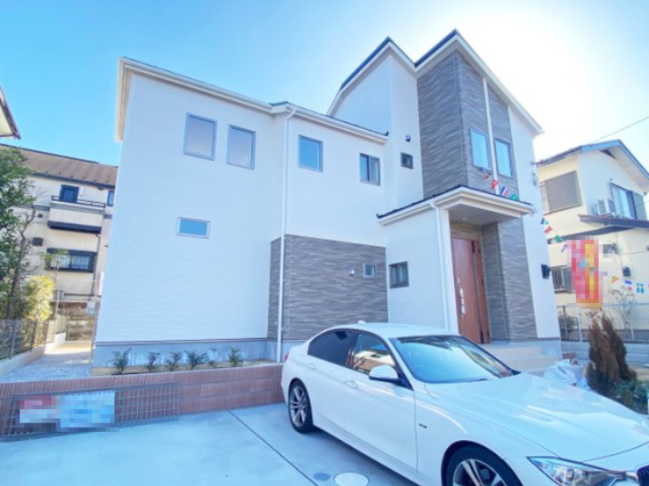 祝　成約済み　八王子市　北野台　新築戸建て　Ⅱ期の外観|～仲介手数料無料☆八王子ひなた不動産～八王子市北野台　新築戸建て