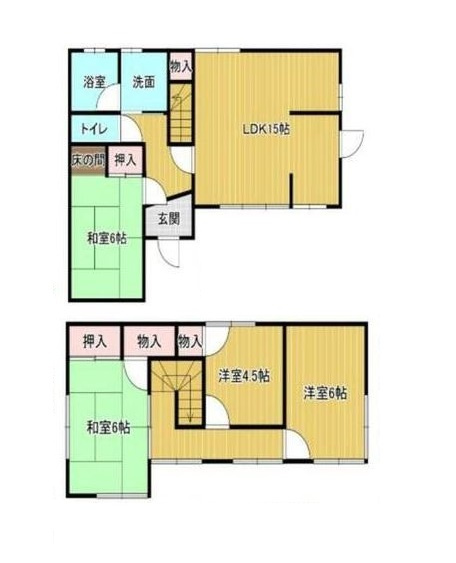 和歌山市中島・中古戸建・115450の間取り