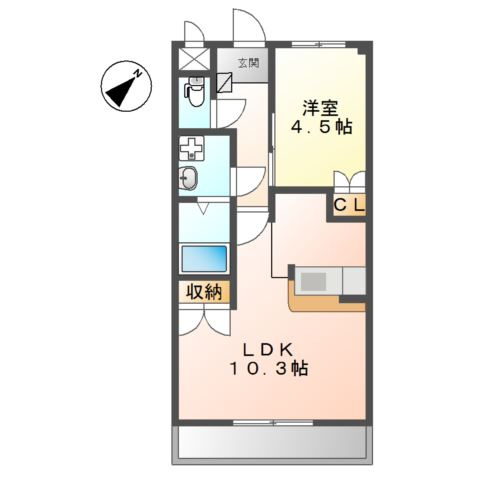 ルナフィットの間取り