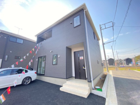 祝　成約済み　八王子市　川口町　新築戸建て　８５期の外観|大規模分譲地内の新築戸建て。綺麗な道路とコミュニティの作りやすさもお勧めです。
～仲介手数料無料☆八王子ひなた不動産～八王子市川口町　新築戸建て