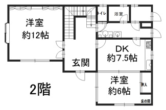 【間取り】 | 西宮市山口町船坂中古戸建
